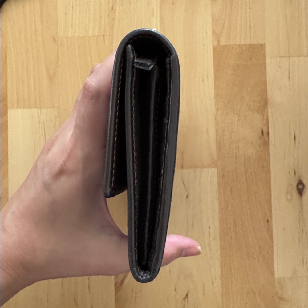 Sale! Celine Triomphe Macadam Wallet in Dark Brown - Picture 6 of 7